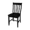 International Concepts 42 in. Dual Drop Leaf Table with 4 Slat Back Dining Chairs - 5 Piece Dining Set K01-42DP-C46-61-4 - alternate 4